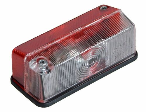1 x Begrenzungsleuchte  Umri�leuchte rot/wei� + Gl�hbirne