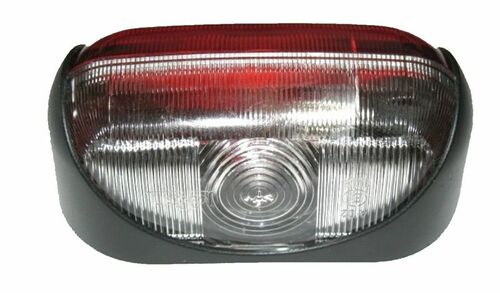 Begrenzungsleuchte Umrissleuchte Jokon mit Gl�hbirne rot / weiss