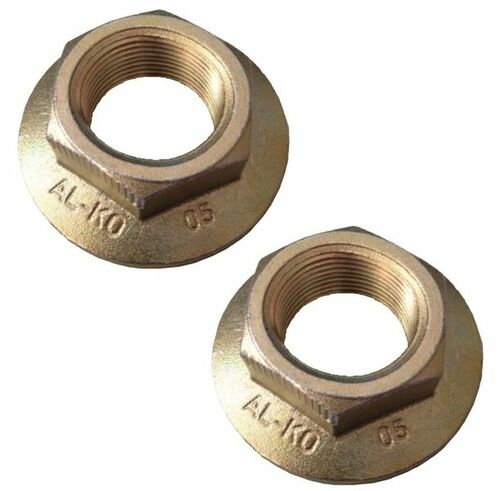 2x AL-KO Flanschmutter selbstsichernd M27 x 2,0 - ALKO Nr 582506