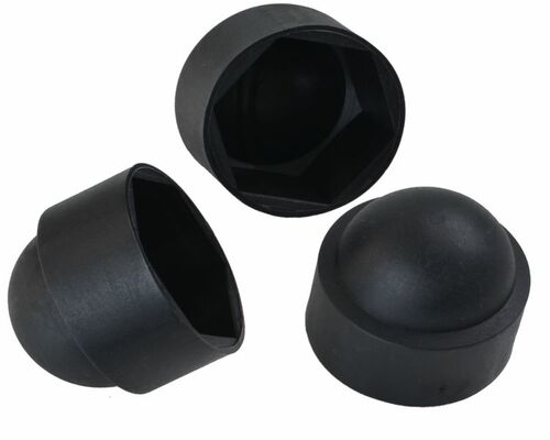 10 Stck Sechskant Schutzkappe M 22 - Schlsselweite 32 mm, Farbe schwarz - Abdeckkappe