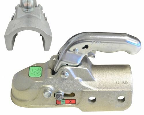 1 x Knott -Kugelkupplung - K35-C - 3500kg - 60mm - Bohrungen 14,5mm