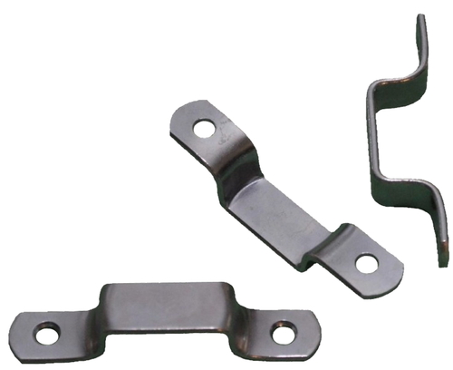 10 x Flachkrampe verzinkt H=18mm L=78mm verzinkt Krampe f�r Oval�sen 42x22 mm