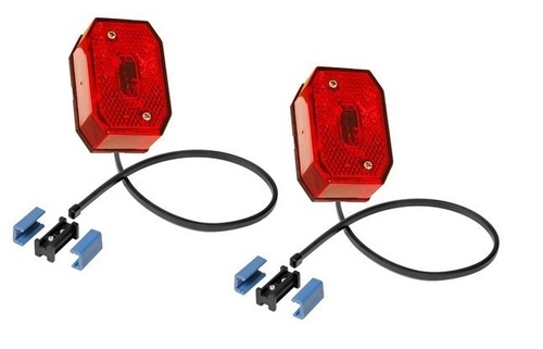 2 x Asp�ck Flexipoint 1 rot mit 0,5 m DC-Kabel + DC Verbinder - 31-6509-067