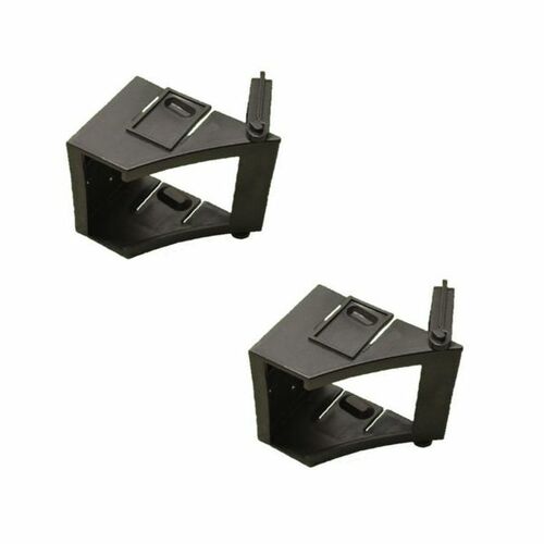 2 St�ck B�gelhalter schwarz - f�r Unterlegkeil, Keilhalter