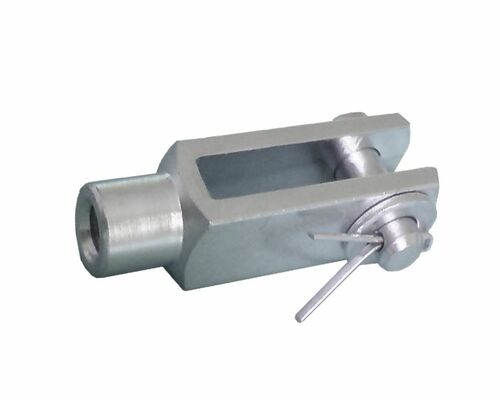 50 Stck - Gabelkopf 6x24 - M6 mit Splintbolzen DIN 71751 verzinkt