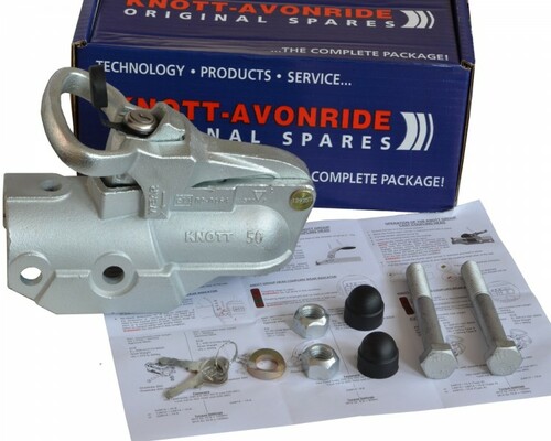 1 x Knott - Avonride - Kugelkupplung - 3500kg -  60mm - Bohrungen  14,5mm