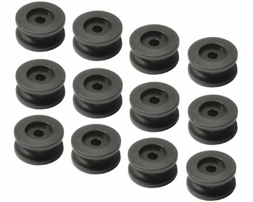 12 St�ck - Rundknopf f�r 6 - 8 mm Expanderseil - Planenknopf