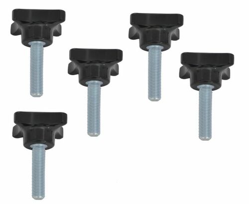 5 Stck - Kreuzgriffschrauben - M8 x 50mm - Griff 40 - Kreuzschrauben