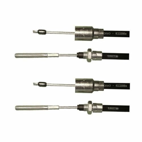 2 x Knott Bremsseil  33921-1.32  H�llenl�nge: 2130 mm - Gesamtl�nge: 2340 mm