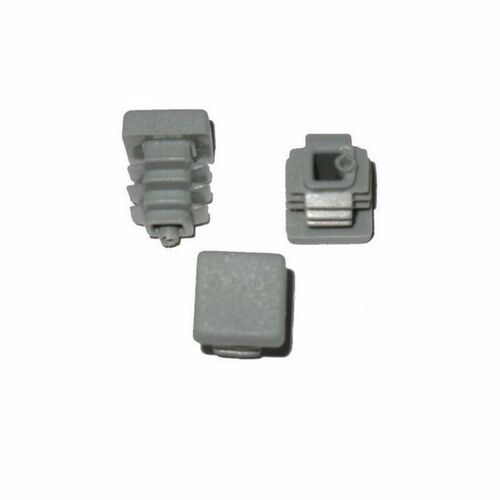 50 x Lamellenstopfen Vierkantrohrstopfen 22 x 22 mm (Au�en) Stopfen GRAU