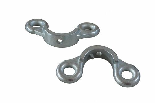 1 St�ck - Trennwandhalter f�r Hakenaufnahme - 2 Loch 18mm 