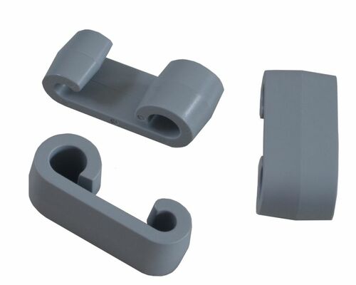 10 St�ck - Expander - Doppelhaken - Planenhaken - Expander-Doppelhaken grau