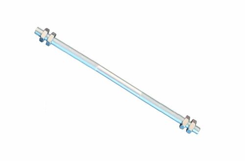 1 St�ck Gewindestange M12 Rechts - Links Gewinde 500 mm + 4 Muttern