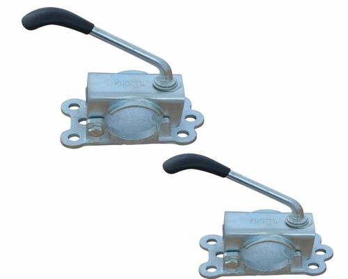 2 St�ck- Knott Klemmhalter 48 mm - Gu� -LBG48 - Klemmschelle f�r St�tzrad / St�tzen