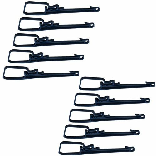 10 St�ck - Knott Seilzughalter, Achshalter Bremsseilhalter 80x80 - Knott Nr. 408202.001 Kunststoff