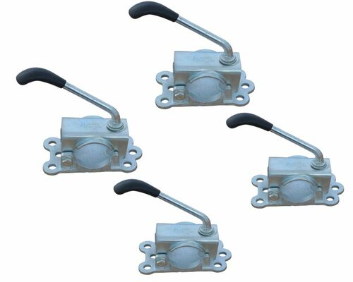 4 St�ck- Knott Klemmhalter 48 mm - Gu� -LBG48 - Klemmschelle f�r St�tzrad / St�tzen