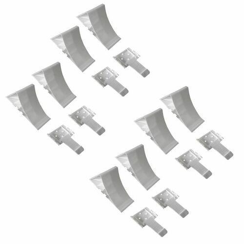 8 Stck - Unterlegkeil fr Autoanhnger - Zubehr  - mit Halter