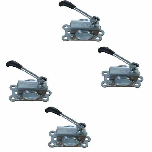 4 St�ck - Knott St�tzradhalterung Gu� - LBG48 Hebel klappbar - f�r Aussenrohr  48 mm