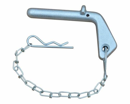 1 St�ck - Steckbolzen, Bolzen, Vorsteckbolzen mit Kette und Splint 16 mm