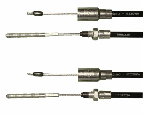 2 x Knott Bremsseil 33921-1.24 - H�llenl�nge 2030mm - Gesamtl�nge 2240mm