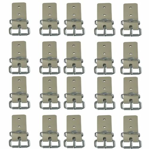 20 St�ck - Schnallkappe mit Rollschnalle, beige, Vers. 2