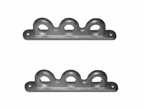 2 St�ck - Trennwandhalter f�r Hakenaufnahme - Guss - kurze Ausf�hrung