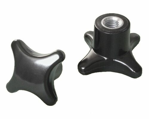 1 Stck Kreuzgriffmutter - M6 - DIN 6335 - 50mm - Kreuzmutter - Stahlgewinde
