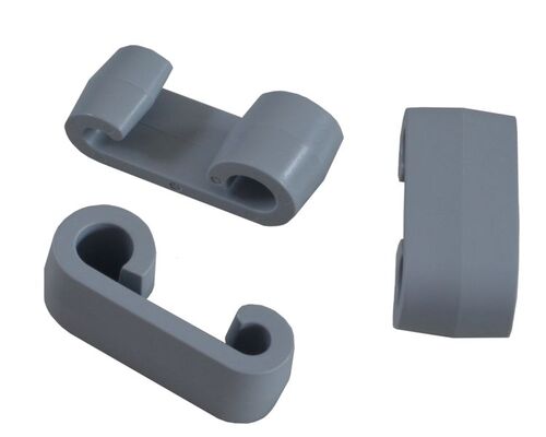 Packung 100 St�ck - Expander - Doppelhaken - Planenhaken - Expander-Doppelhaken grau