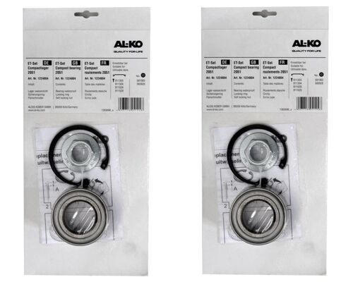 ALKO - Radlager fr eine Achse - 1224804 Lager 72/39x37 mm + Radmutter + Sicherung