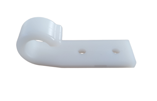 100 St�ck - Schleuderhaken Planenhaken wei�, breite Ausf�hrung