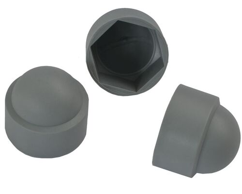 100 Stck Sechskant Schutzkappe M6 - Schlsselweite 10mm, Farbe grau - Abdeckkappen