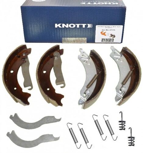 Knott Bremsbacken 200x50 - 20-2710 Hydraulik - Bremsbackenset f�r eine Achse