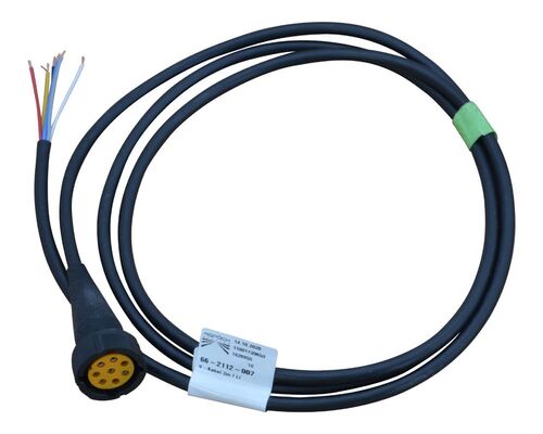Aspck - open End - Kabel 2m - 8polig - Bajonett Anschluss - Gelb