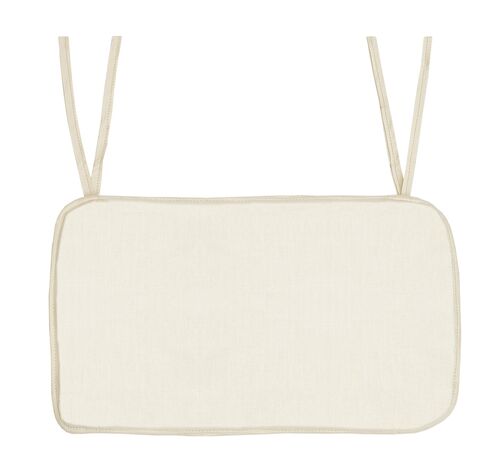 Kissen Farbe wei�/ecru als Zubeh�r f�r Gartenliege Strandstuhl Gartenm�bel 10-300-Kissen