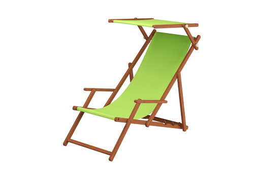 Liegestuhl pistazie Buche dunkel Gartenliege Strandstuhl Sonnendach Kissen klappbar 10-306SKH