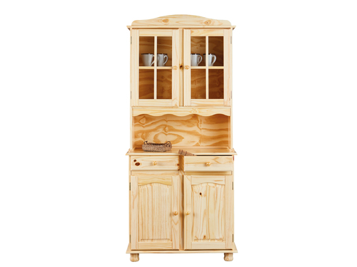 Vitrine K�chenbuffet Alicante Natur Massivholz