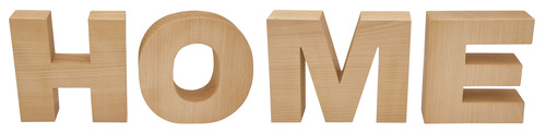Schrift Buche Echtholz Deko HOME Dekoration Holzbuchstaben 40.11-001