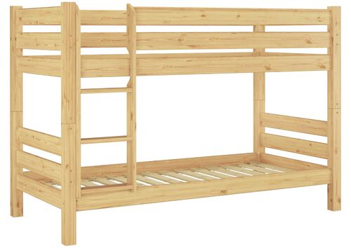 Teilbares Etagenbett Massivholz Kiefer 90x200 Rollrost Hohes Bett Stockbett 60.11-09 100
