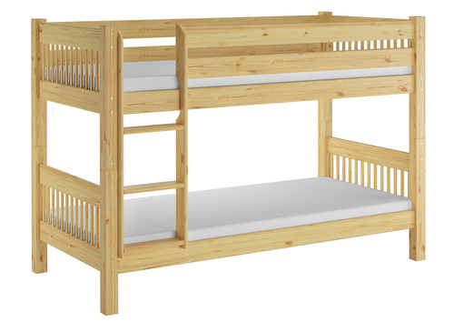 Etagenbett hoher Bettabstand massive Kiefer Zubeh�r w�hlbar Liegefl�che 90x200 V-60.12-09Ni100
