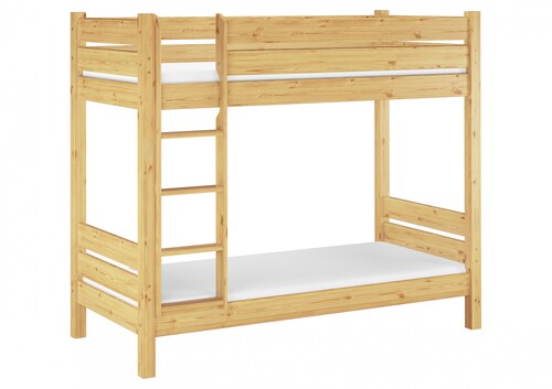 Etagenbett f�r Erwachsene 90x200 Kiefer-Stockbett Nische 100 Rollroste Matratzen 60.16-09M