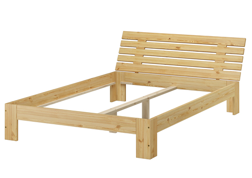 Franz�sisches Bett 140 x 200 cm Kiefer massiv ohne Zubeh�r 60.67-14-Tina oR