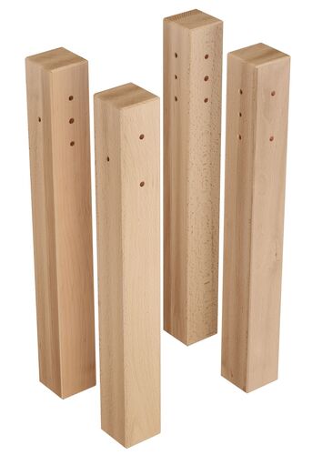 Erh�hung f�r Buche Bett Modell 84 F��e zur Erh�hung 60.84-01