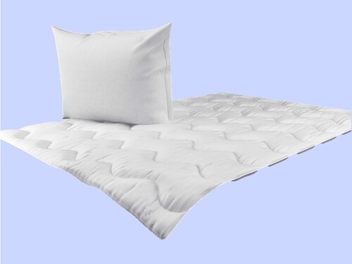 135-40 Steppbett 135x200 mit Kopfkissen 80x80 als Komplett-Set als Bettenausstattung