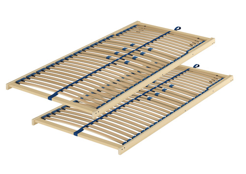 70.32-09 FV DP Federholzrahmen Lattenrost 90x200 cm Kopfteil verstellbar - Doppelpack