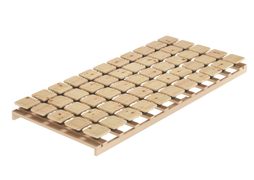 metallfreier naturreiner Zirbenholz-Rost 90x200 mit Tellersystem 70.98-09