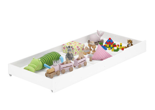 Bettkasten als Staukasten f�r Betten - Kiefer wei� - 90.10-S1W 