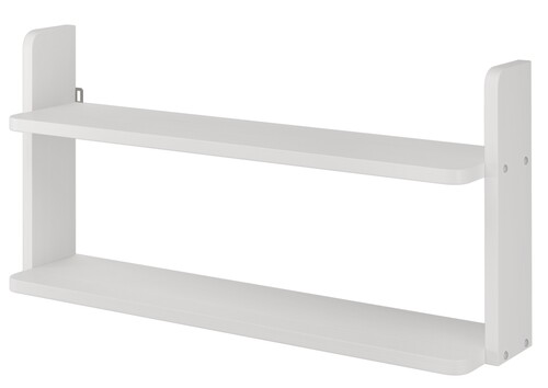 Wei�es Regal Wandregal B�cherbord B�cherregal Kiefer massiv f�r Etagenbetten 90.26-0 W