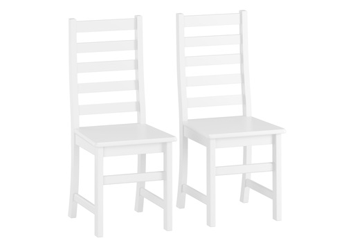 Wei�er Stuhl Eris K�chenstuhl Massivholzstuhl Esszimmerstuhl 90.71-21-D W 