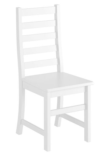 Wei�er Stuhl Eris K�chenstuhl Massivholzstuhl Esszimmerstuhl 90.71-21 W