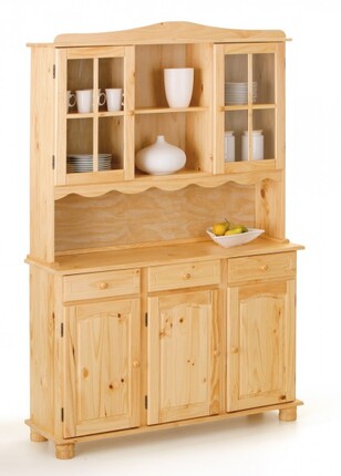 Vitrine K�chenbuffet Toscana Kiefermassivholz 